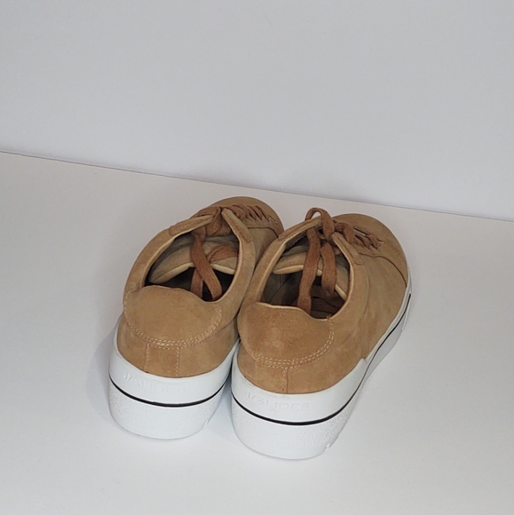 J/Slides camel suede platform Eve sneaker - Picture 3 of 5